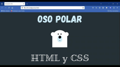 Cómo dibujar un oso polar con HTML y CSS - Web development