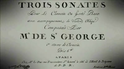 le Chevalier de Saint George  (1745-1799)