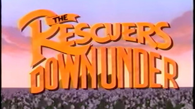 The Rescuers Down Under - 1990 - Walt Disney Home Video - 1991 (VHS)